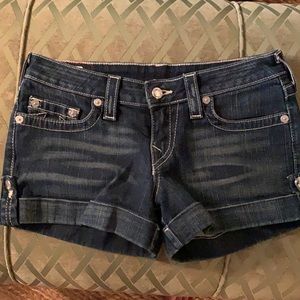 True Religion denim shorts